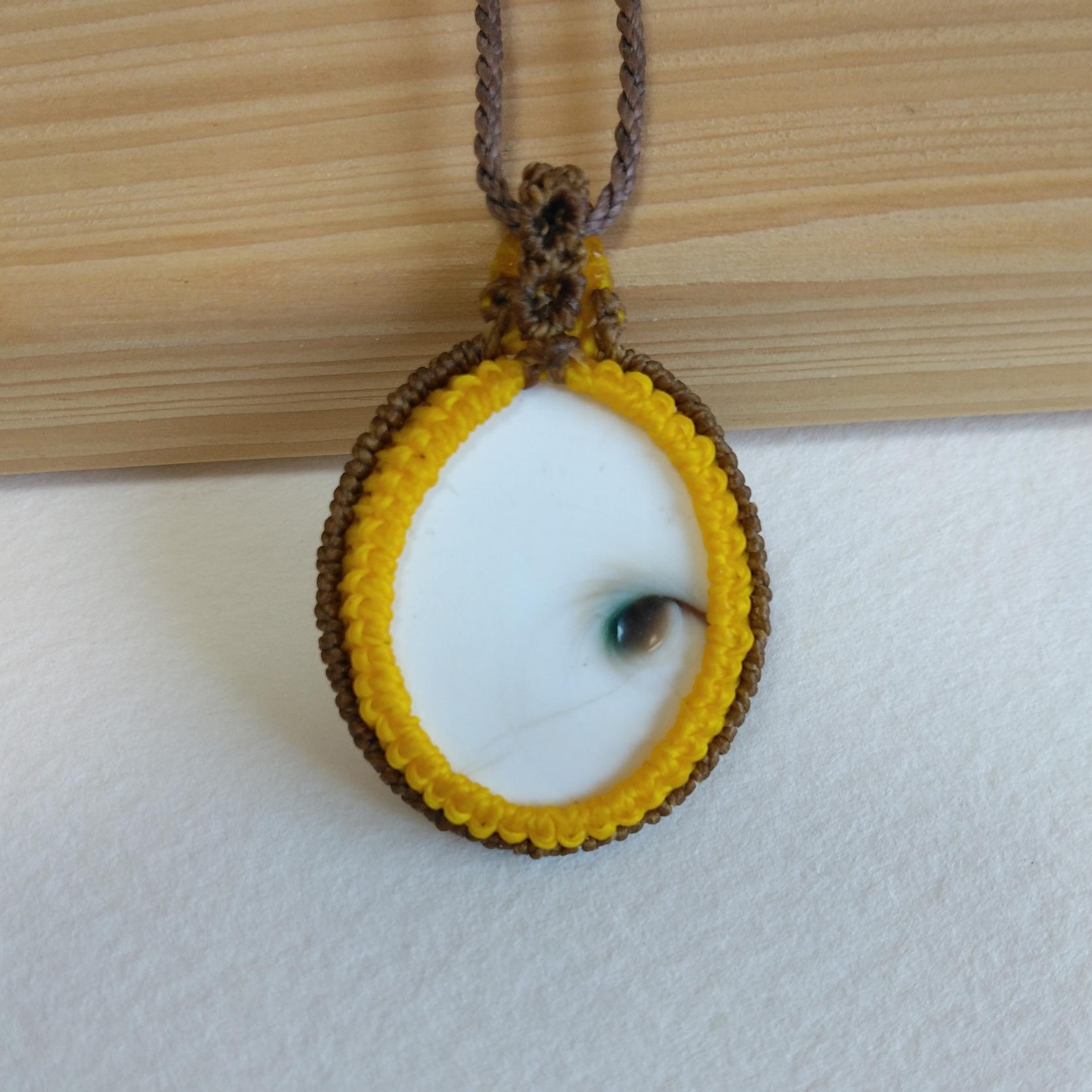 天然石ペンダント　シヴァアイ　マクラメ編み　MP43 | 6枚目