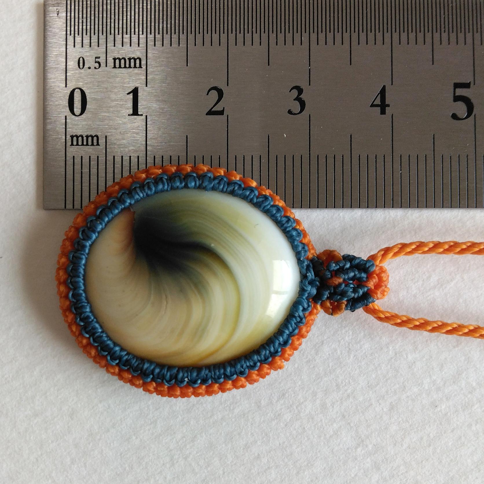 天然石ペンダント　シヴァアイ　マクラメ編み　MP16 | 5枚目