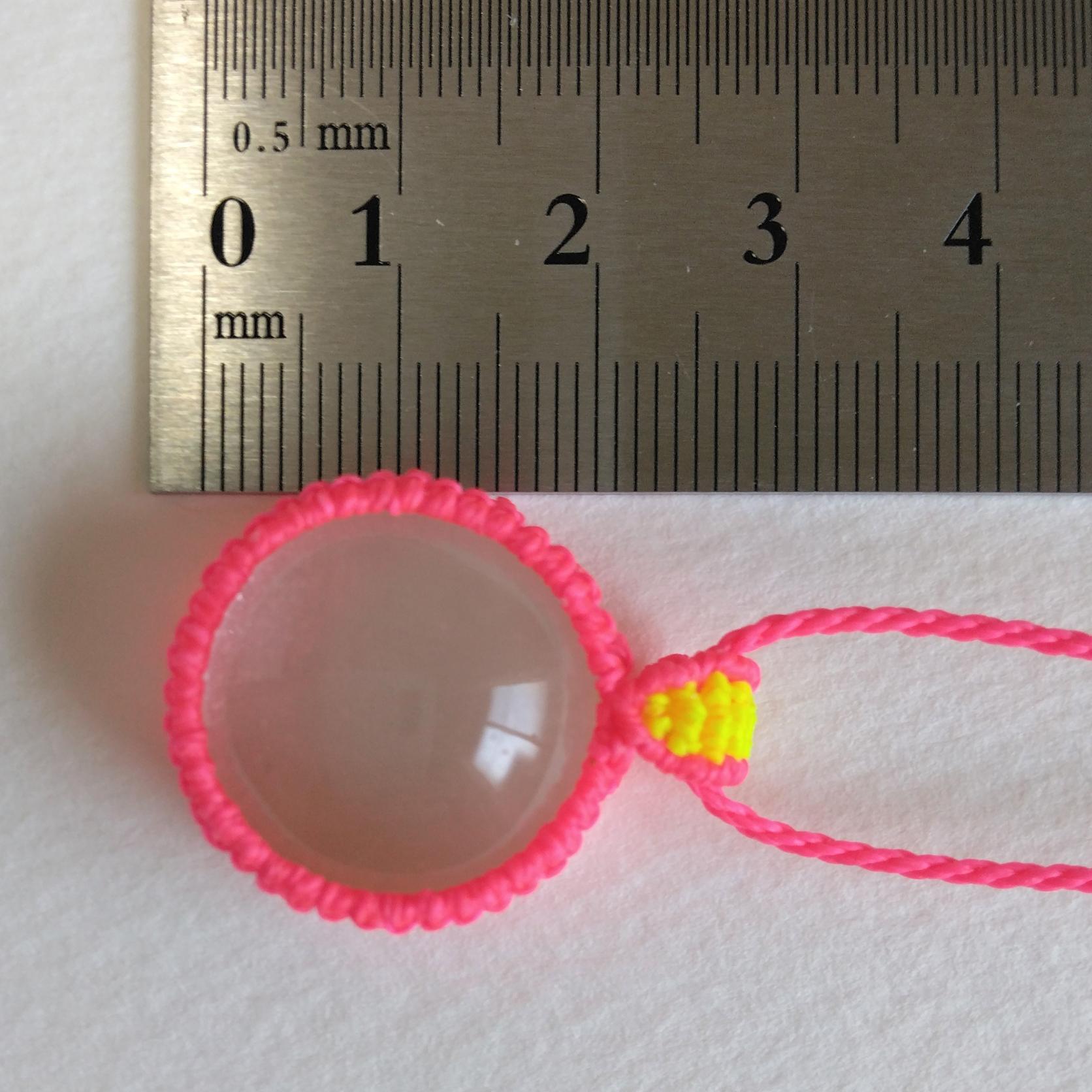 天然石ペンダント　水晶　マクラメ編み　MP92 | 6枚目