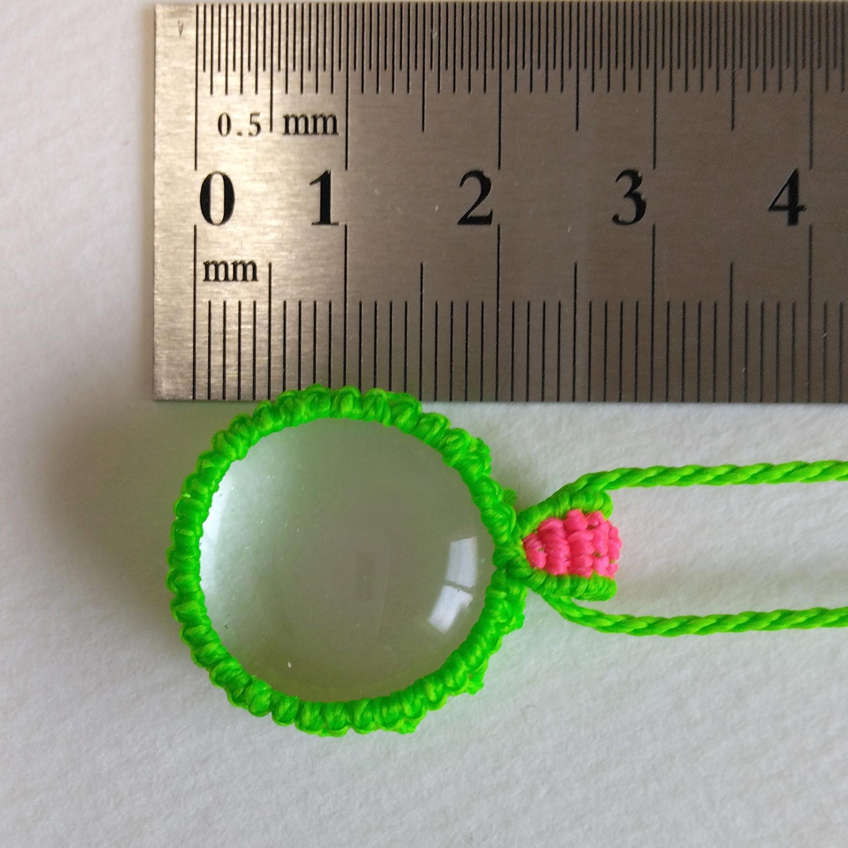 天然石ペンダント　水晶　マクラメ編み　MP91 | 6枚目