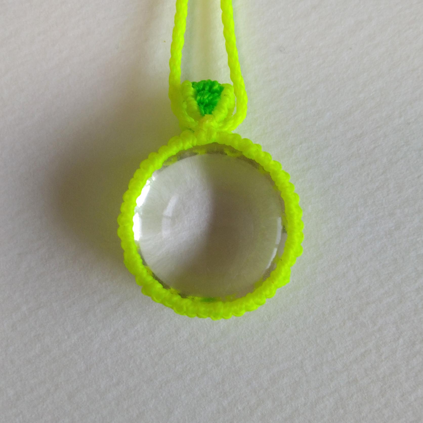 天然石ペンダント 水晶 マクラメ編み MP89 | 7枚目